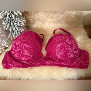 La SENZA Vibrant Pink Lace Bra
